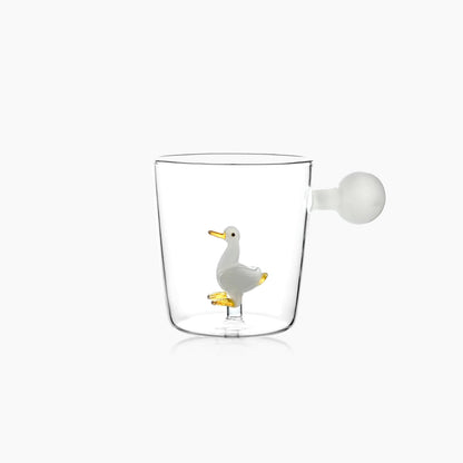 Ballina Clear | Handgemaakte glazen kan met bolvormige handgreep in moderne Ichendorf-stijl