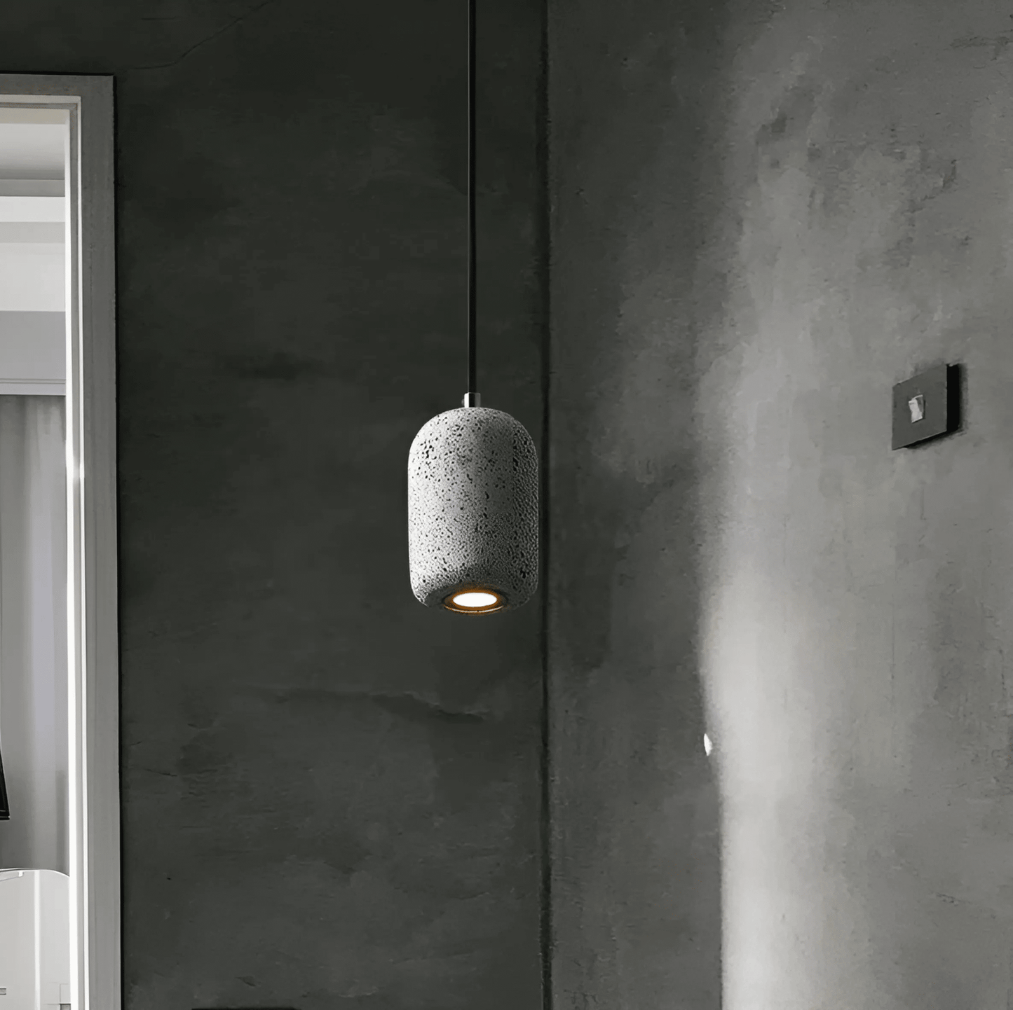 Kiva Cast | Hanglamp van beton in industrieel design met LED-techniek