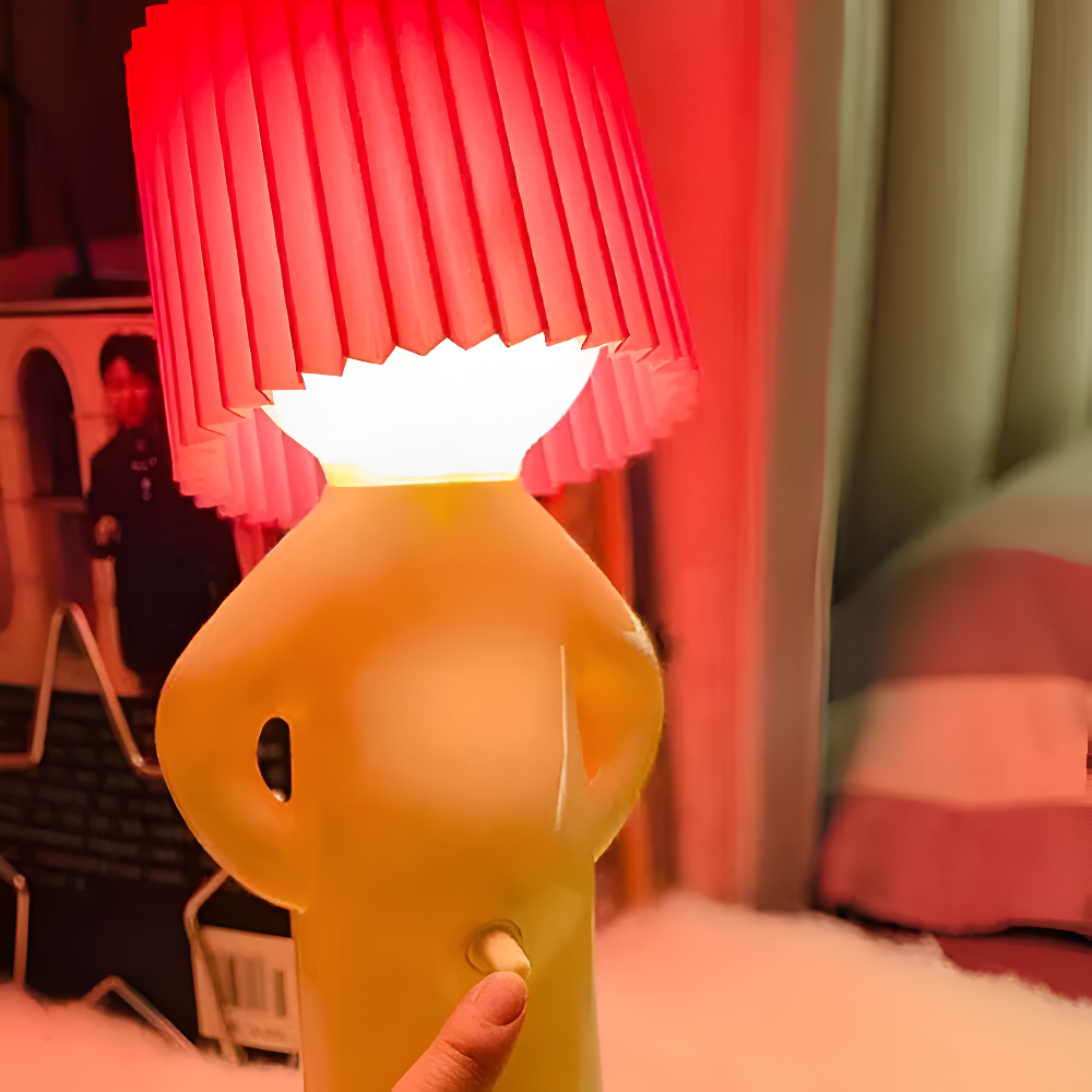 LumoPal Shy | LED-tafellamp in figuurvorm – dimbaar & decoratief