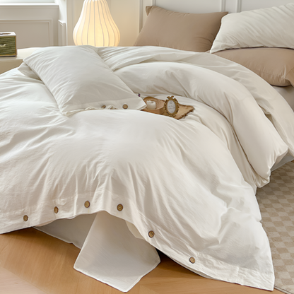 Beddengoedset Ademend & Zacht | Luxe Comfort | Inclusief Twee Kussenslopen | Premium Dekbedovertrek