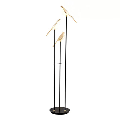 Aurevo Perch | LED-vloerlamp met decoratief vogelmotief