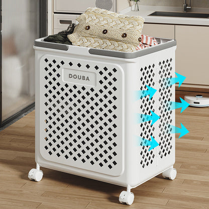 LaundroFlex | Opvouwbare wasmand met wieltjes, ruimtebesparend & mobiel