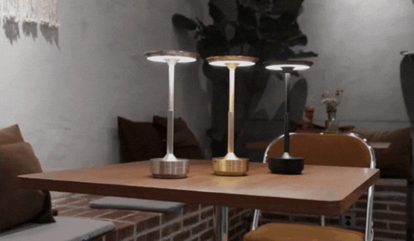 Lumora | Draadloze LED-tafellamp met touch-dimming & 48u batterijduur