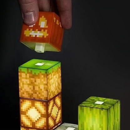 Brikkor Glow | LED-tafellamp in pixel-art ontwerp