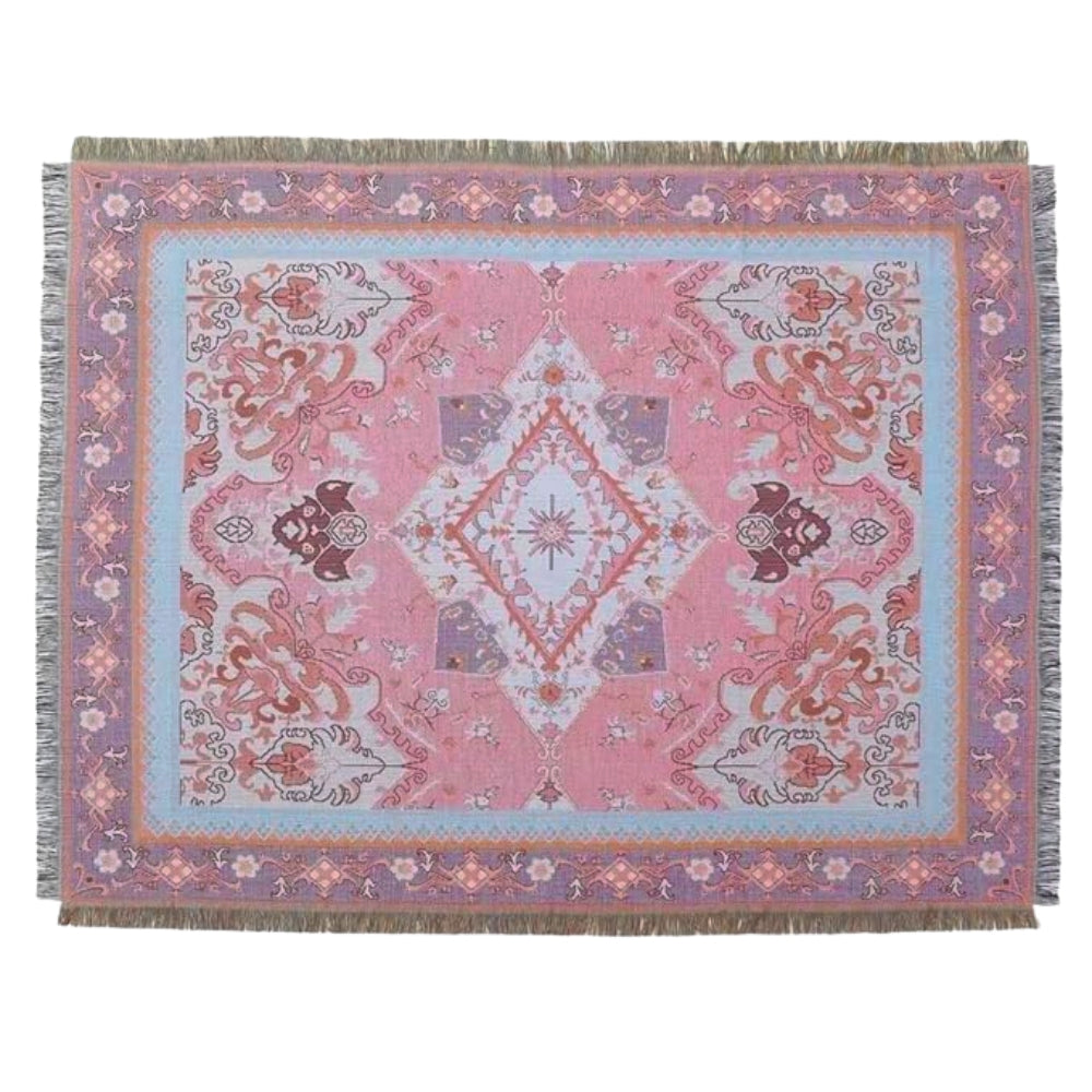 Plaid Boho Aztec | Omkeerbaar | 160x130 cm | Microvezel