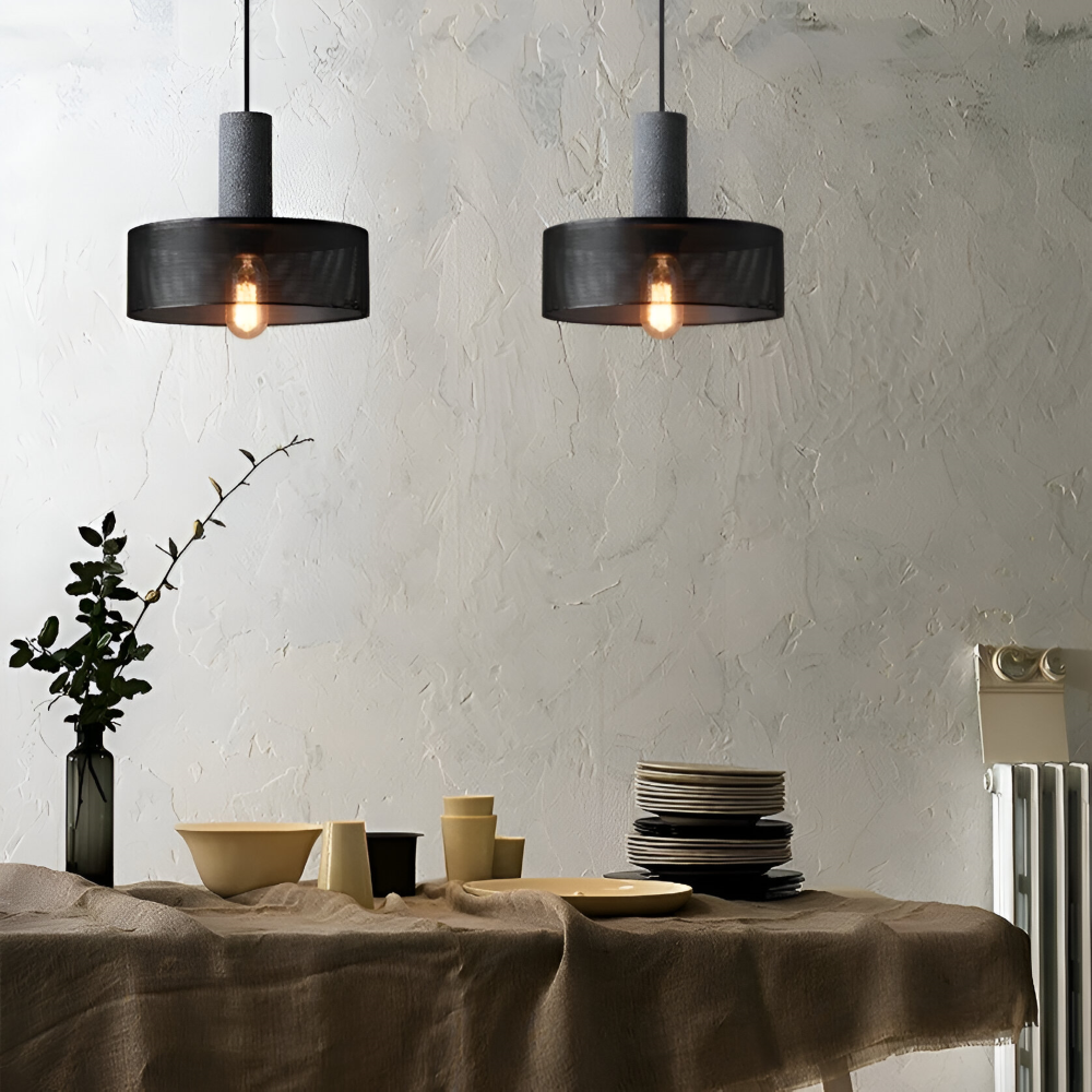 RusticLume lamp | zwarte industriële hanglamp, in hoogte verstelbaar & modern