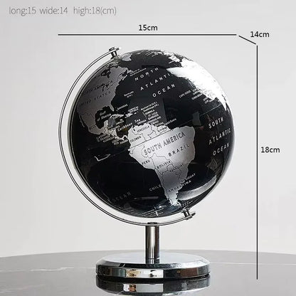Orbia Globe | Roterende metalen globe voor bureau & leeromgeving