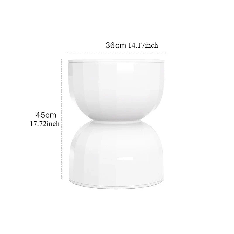 Evadirae Zandloper Bijzettafel | Scandinavisch Design | Compact & Creatief Accentmeubel