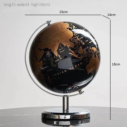 Orbia Globe | Roterende metalen globe voor bureau & leeromgeving