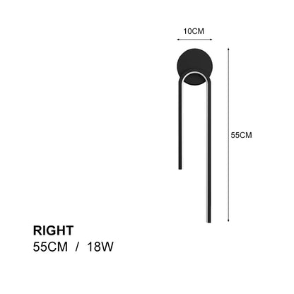 Limae Veya | Minimalistische LED-wandlamp in Scandinavische stijl voor slaapkamer en badkamer