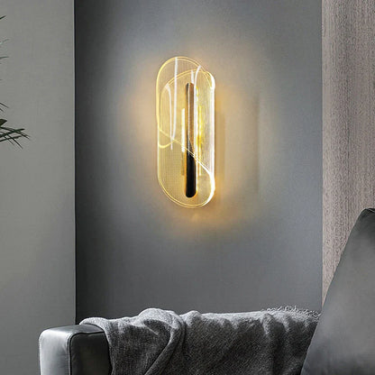 Lirien Alva | LED-wandlamp van acryl in Scandinavische stijl voor slaapkamer en woonruimte