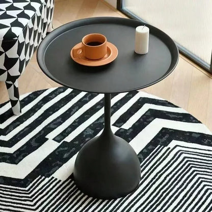 Bijzettafel Rond Scandinavisch | Metaal | Compact & Licht Design | Minimalistisch Accent voor Elke Ruimte