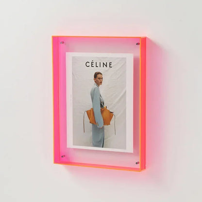 KlaraFrame Mini Fotolijst | Transparante Acryl Frame met Standaardvoet | Modern & Minimalistisch