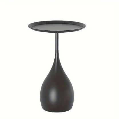 Bijzettafel Rond Mobiel | Licht Luxe Mini Design | Compact & Verplaatsbaar | Ideaal voor Bank of Bed