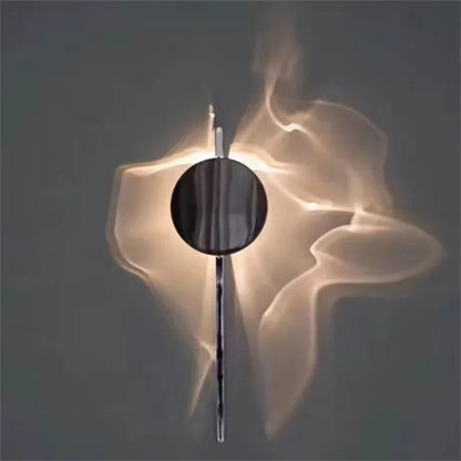 Ljorra Veil | LED-wandlamp met schaduweffect & golvend ontwerp voor slaapkamer & hal