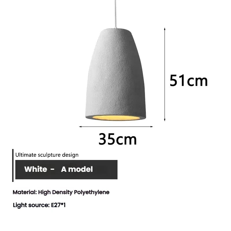 Halo Sabié | Designer LED-hanglamp in Wabi-Sabi-stijl voor woonkamer & eetkamer