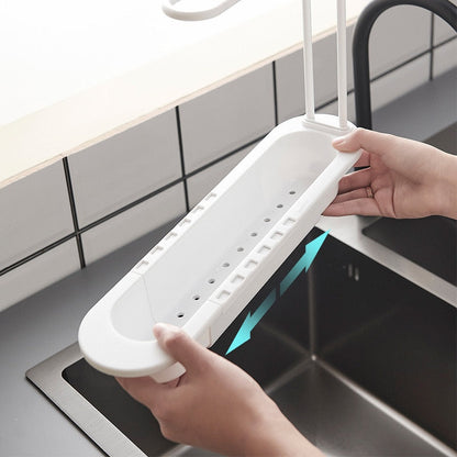 SmartHome SinkTidy Organizer | Ruimtebesparende Gootsteenhouder voor Sponzen & Doeken | Hygiënisch & Modern Design