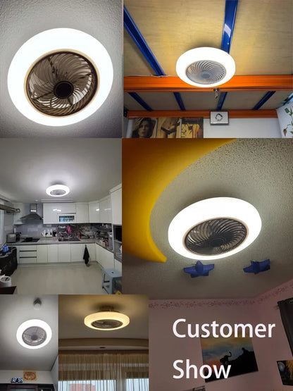 Aeralis Fold | Intelligente plafondventilator met licht & intrekbare bladen – stil & afstandsbedienbaar