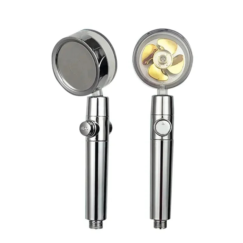 360° draaibare hogedrukdouchekop met turbo-propeller – waterbesparend & krachtig