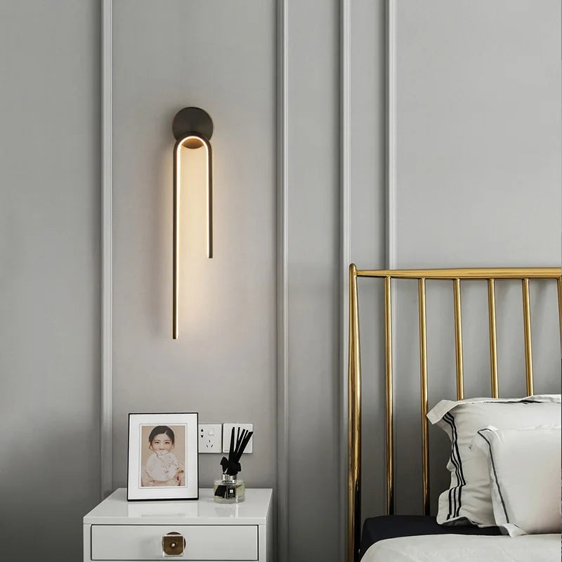 Limae Veya | Minimalistische LED-wandlamp in Scandinavische stijl voor slaapkamer en badkamer