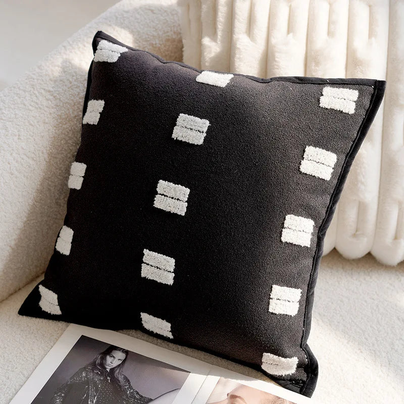 Sierkussen met Paardenprint | Luxe Borduursel | Zachte Ademend Weefsel