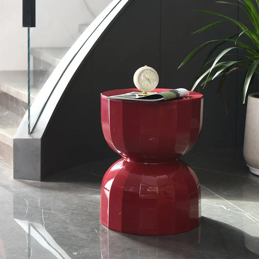 Evadirae Zandloper Bijzettafel | Scandinavisch Design | Compact & Creatief Accentmeubel