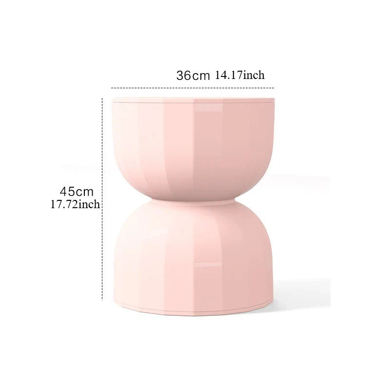 Evadirae Zandloper Bijzettafel | Scandinavisch Design | Compact & Creatief Accentmeubel