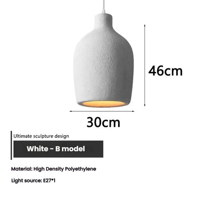 Halo Sabié | Designer LED-hanglamp in Wabi-Sabi-stijl voor woonkamer & eetkamer