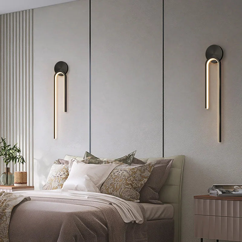 Limae Veya | Minimalistische LED-wandlamp in Scandinavische stijl voor slaapkamer en badkamer