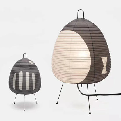 Yunari Haze | Gekleurde Japandi rijstpapierlamp in Wabi-Sabi-stijl