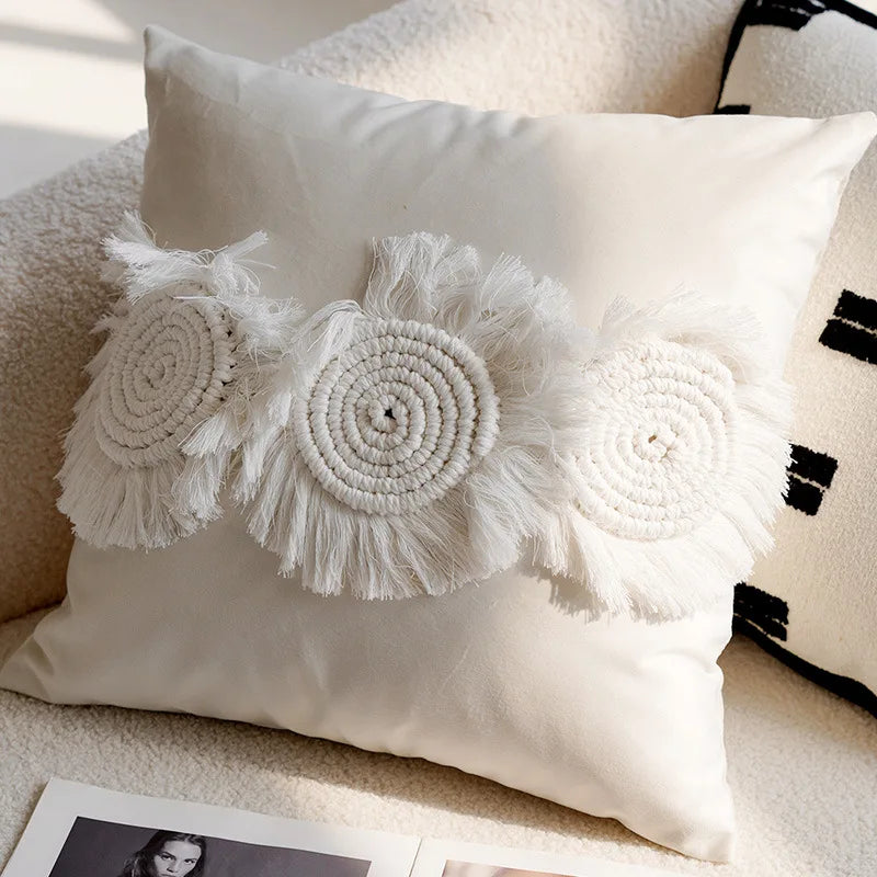 Sierkussen met Paardenprint | Luxe Borduursel | Zachte Ademend Weefsel