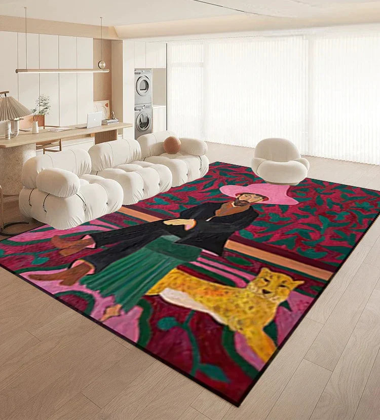 LunaWeave | Tapijt met klassieke vintage charme | Tijdloos ontwerp & zachte textuur – Stijlvolle elegantie voor elk huis