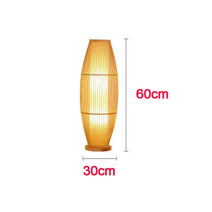 EcoBambu | Japandi bamboelamp | Duurzame LED-vloerlamp met natuurlijk design voor woonkamer