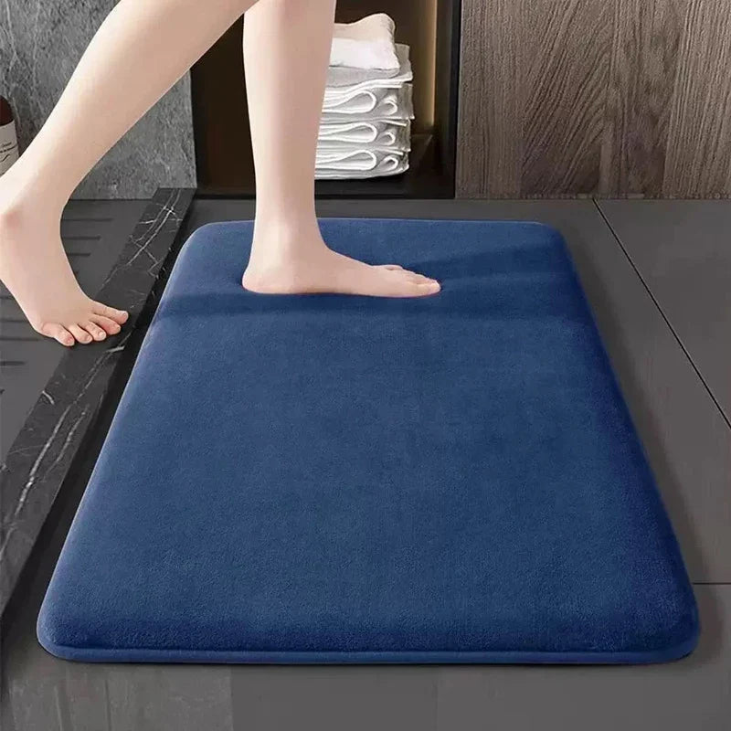 Severa Antislip Badmat | Sneldrogend & Absorberend | Zacht Koraalfluweel