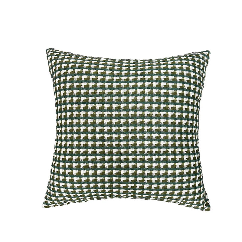 Sierkussen in Contrasterende Kleuren | Scandinavisch Design | Zachte Luxe Stof 45x45 cm