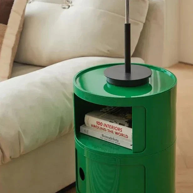 Cavo Modul | Ronde bijzettafel met opbergruimte in Componibili-stijl