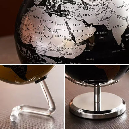 Orbia Globe | Roterende metalen globe voor bureau & leeromgeving