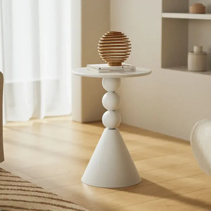 Bijzettafel Scandinavisch Minimalistisch | Compact & Lichtgewicht | Creatief Modern Ontwerp | IJzeren Frame