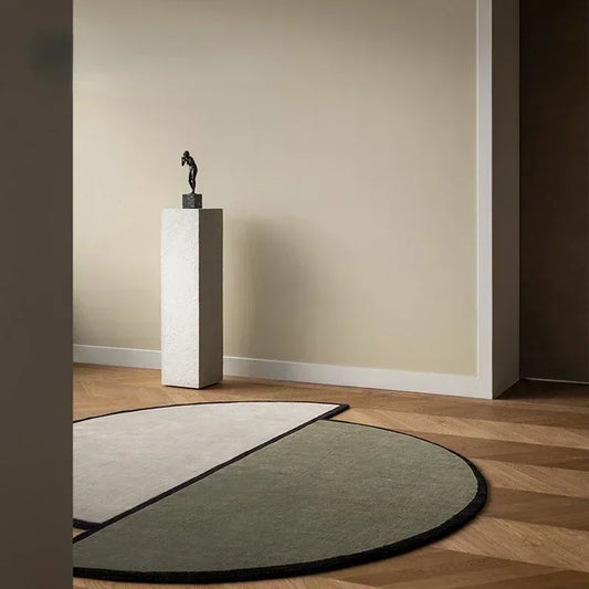 Arketa Halo | Wasbaar tapijt in halve cirkelvorm