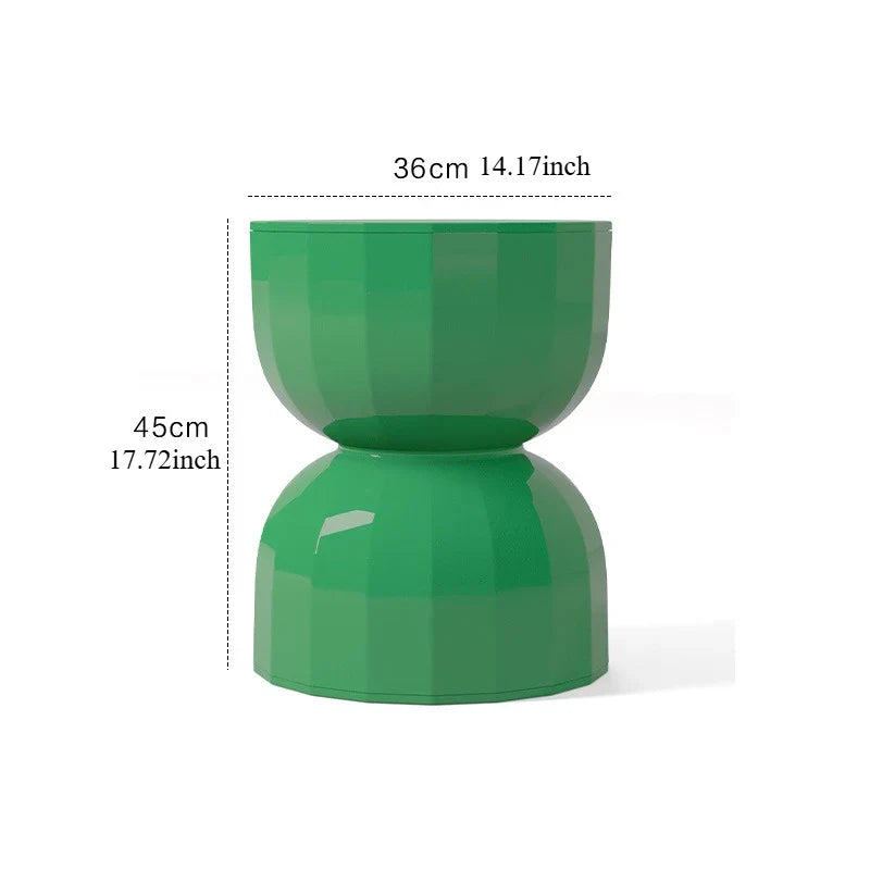 Evadirae Zandloper Bijzettafel | Scandinavisch Design | Compact & Creatief Accentmeubel