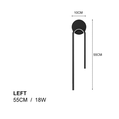 Limae Veya | Minimalistische LED-wandlamp in Scandinavische stijl voor slaapkamer en badkamer