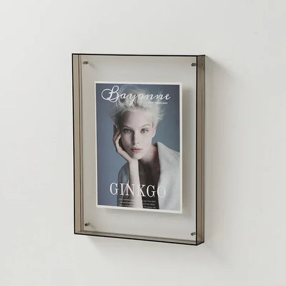 KlaraFrame Mini Fotolijst | Transparante Acryl Frame met Standaardvoet | Modern & Minimalistisch
