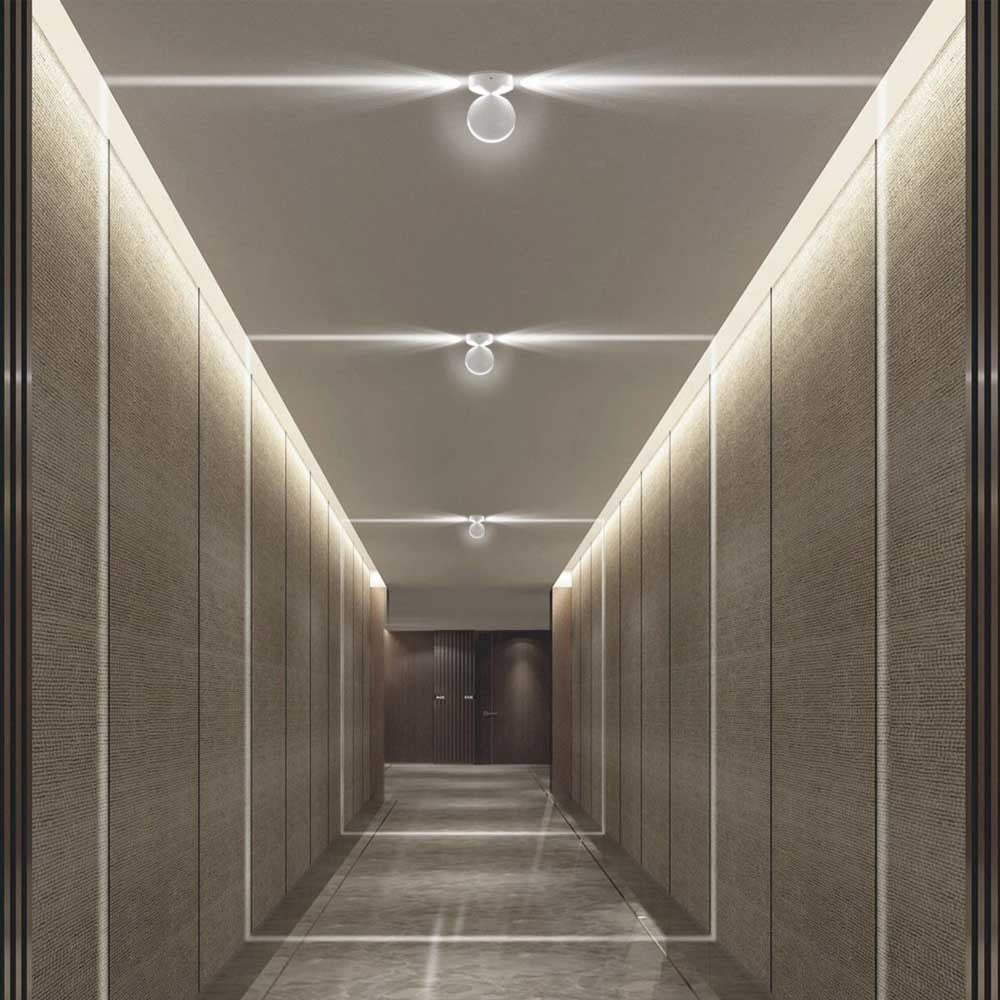 Scotty Beam Pro LED-wandlamp – 360° spotlicht in modern design