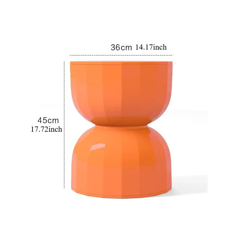 Evadirae Zandloper Bijzettafel | Scandinavisch Design | Compact & Creatief Accentmeubel