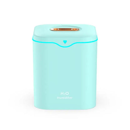 2L Ultrasone Luchtbevochtiger met Dual-Spray & Nachtlampje – Kamerluchtbevochtiger 2000ml