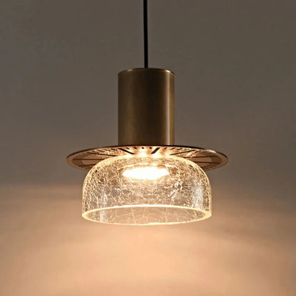 Candelora | Moderne glazen hanglamp met crackle-effect