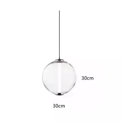 Pyrrhos | Scandinavische glazen hanglamp voor slaapkamer en eetkamer