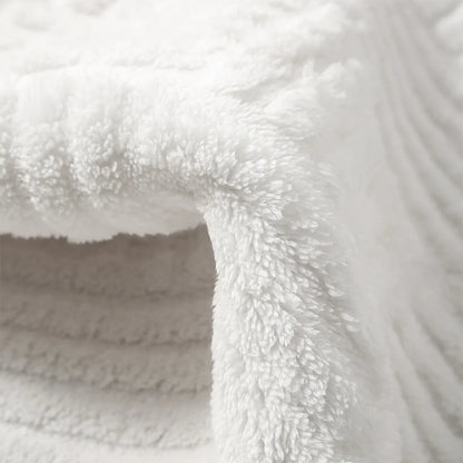 Arcadia - Dikke Gestreepte Antislip Badmat met Zacht en Absorberend Vermogen