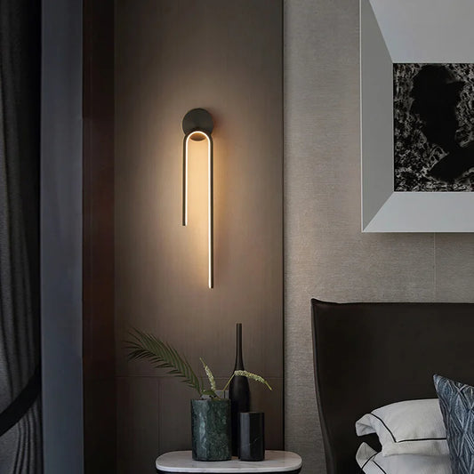 Limae Veya | Minimalistische LED-wandlamp in Scandinavische stijl voor slaapkamer en badkamer