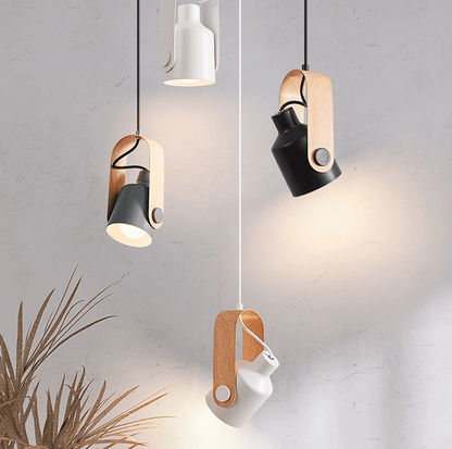 Nordevia | Hanglamp van hout en metaal in Nordic design